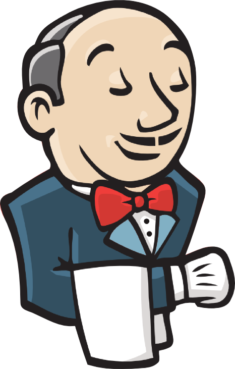 Jenkins Butler-vertical - Jenkins Ci Clipart (466x731), Png Download
