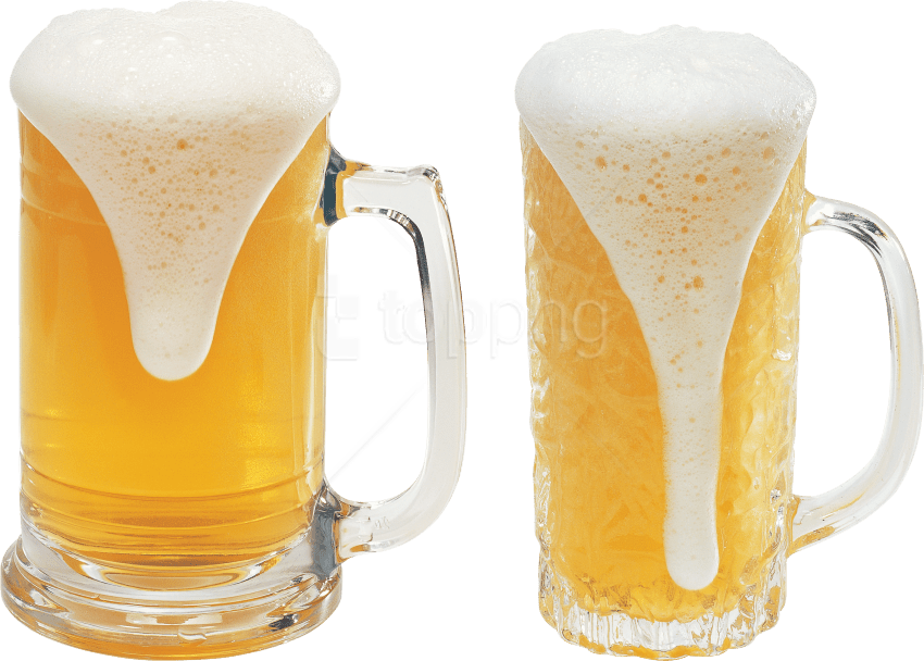 Free Png Download Glass Of Beer Png Images Background - Mug Beer Png Clipart (850x608), Png Download