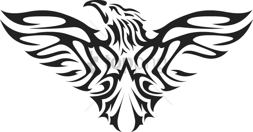Free Png Eagle Tattoo Png Image With Transparent Background - Assassin's Creed Black And White Clipart (850x445), Png Download