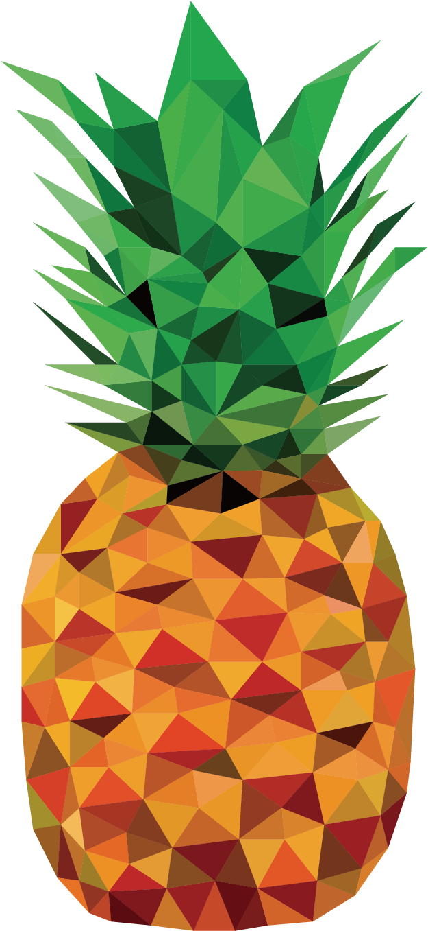 Pineapple Clip Art & Pineapple Png Image - Pineapple Vector Transparent Png (1500x1500), Png Download