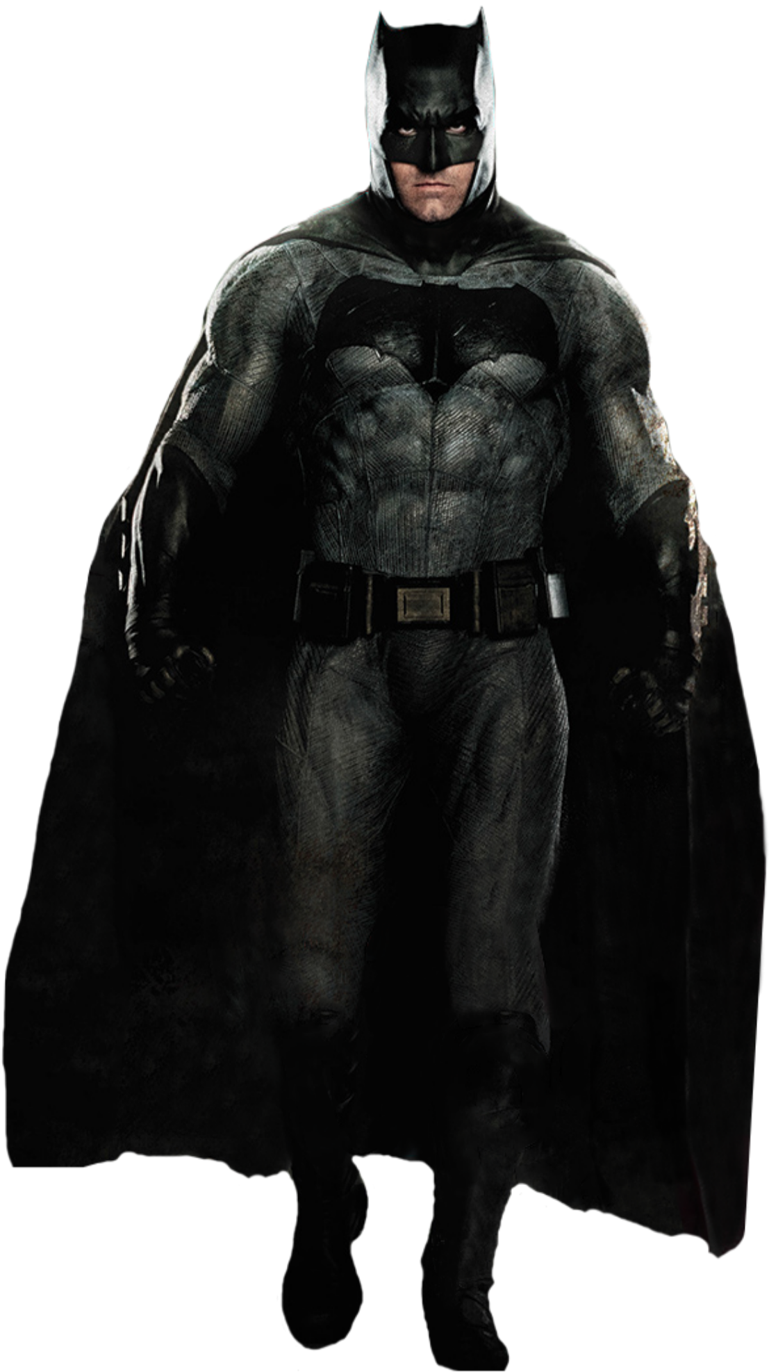 Png Batman - Batman Ben Affleck Whole Body Clipart (455x795), Png Download