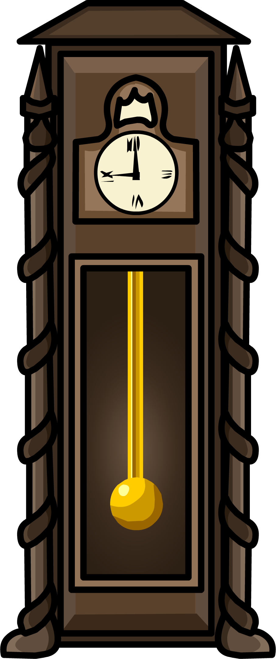 Free Png Download Club Penguin Clock Png Images Background - Club Penguin Party Furniture Ids Clipart (481x1144), Png Download
