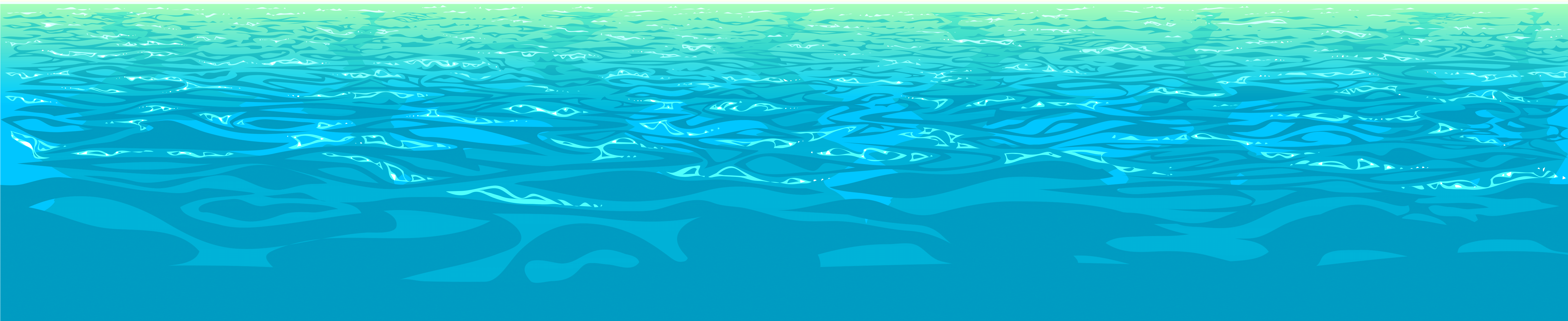 Sea Water Png Clipart - Sea Water Clipart Transparent Png (6000x2154), Png Download