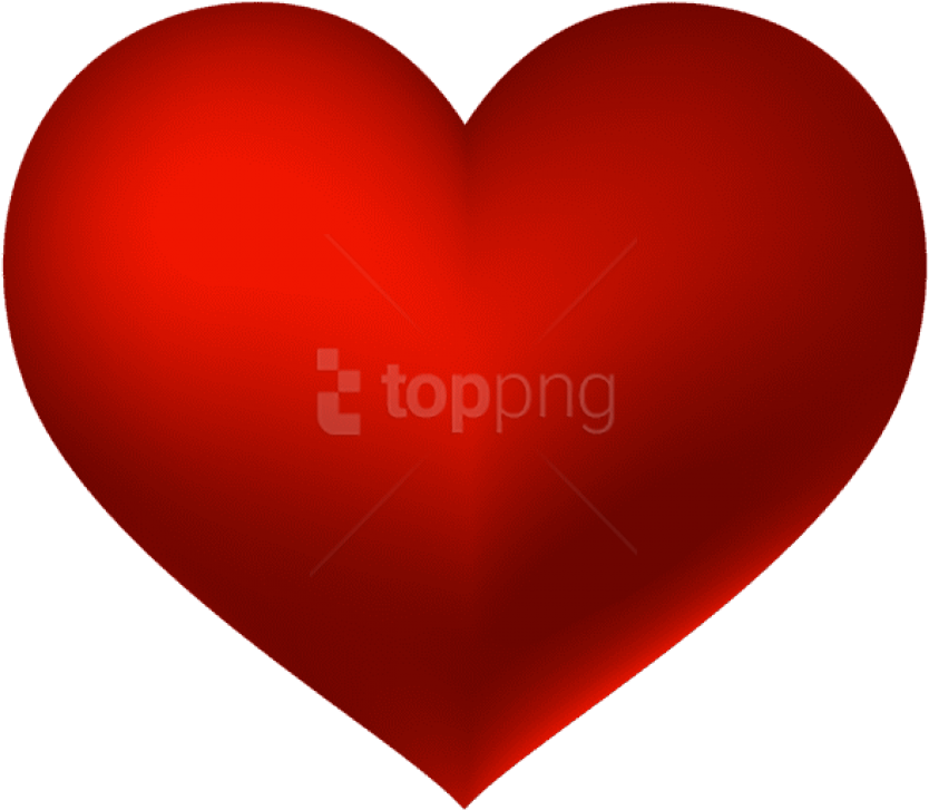 Free Png Red Heart Png - Beautiful Heart Images Free Download Clipart (850x736), Png Download