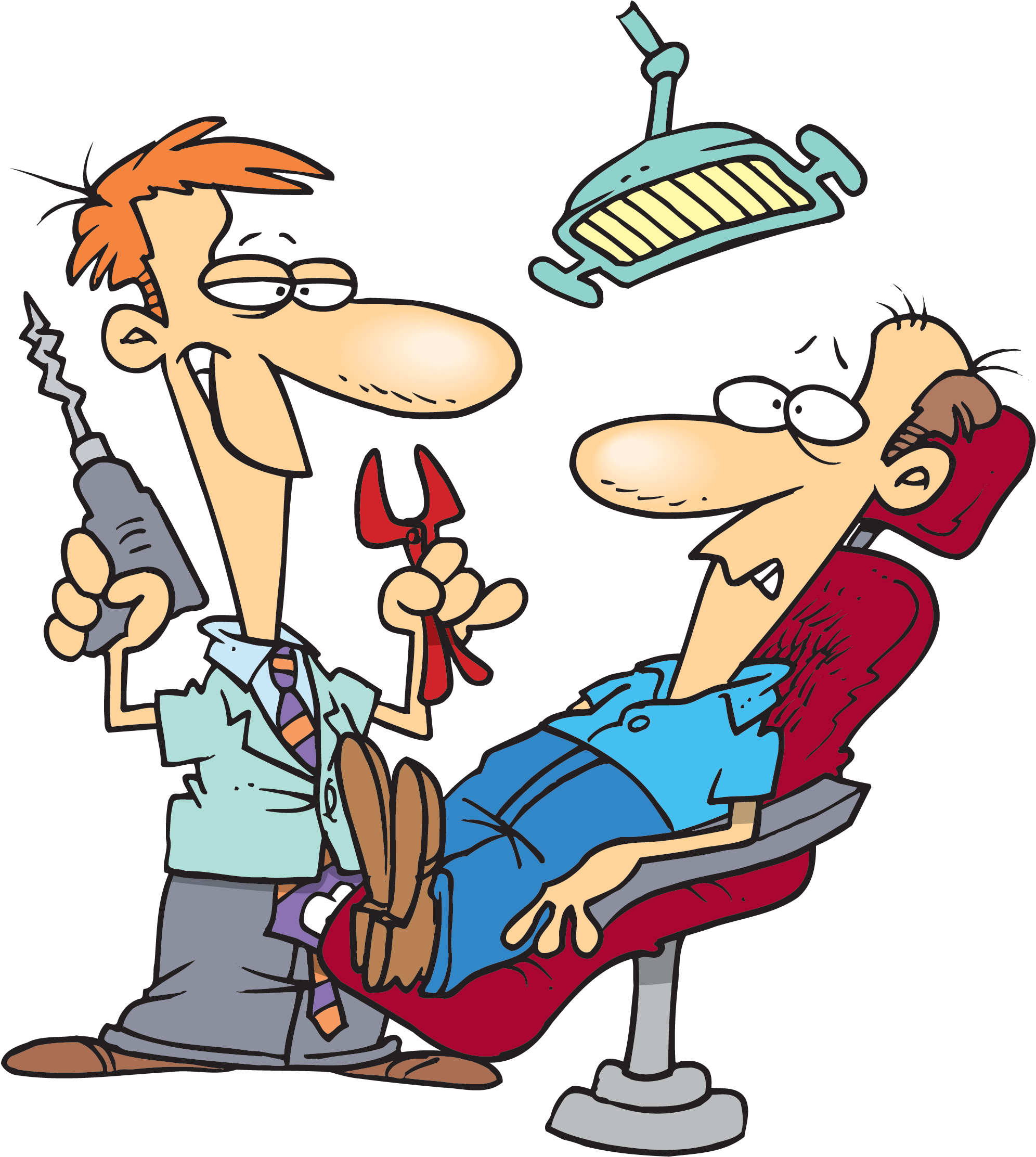 Pics Photos Dentist Clip Art - Scared Dentist Cartoon - Png Download (1992x2224), Png Download