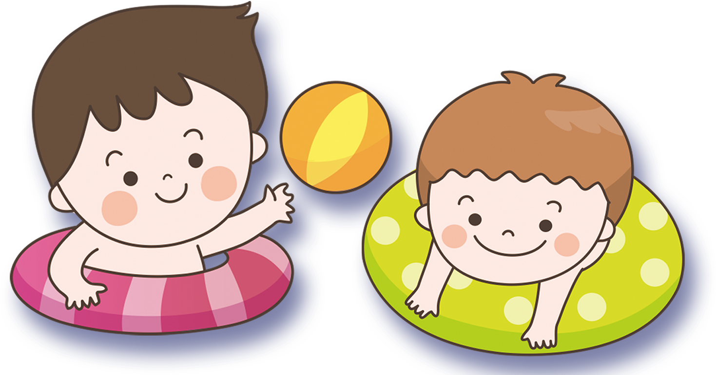Child Swimming Clipart - Png Download (1469x771), Png Download