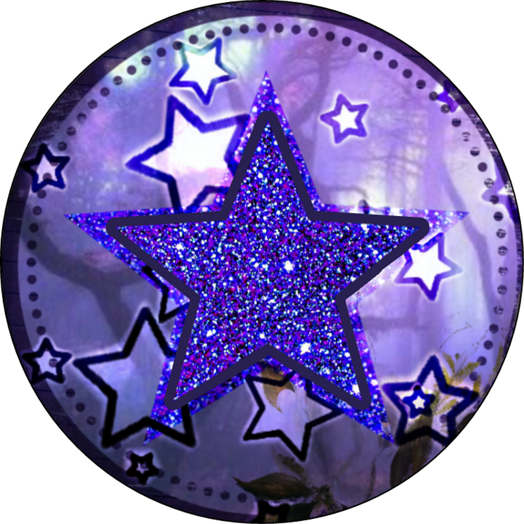 Background Backgrounds Black Purple Star Stars Overlay Clipart (1024x1024), Png Download