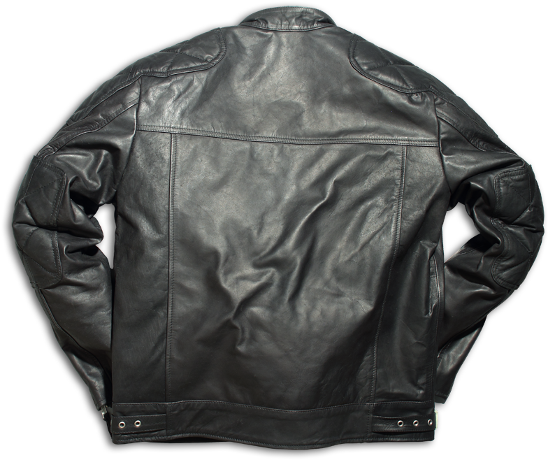 Men Motorcycle Black Leather Jacket Clipart (784x658), Png Download