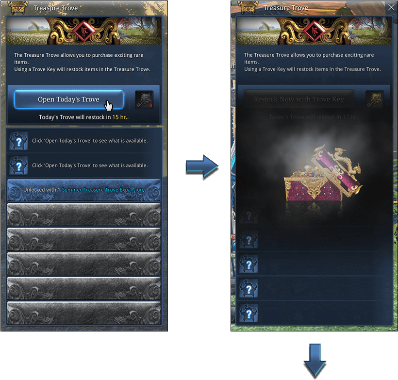 Blade & Soul Summer Treasure Trove Clipart (900x820), Png Download