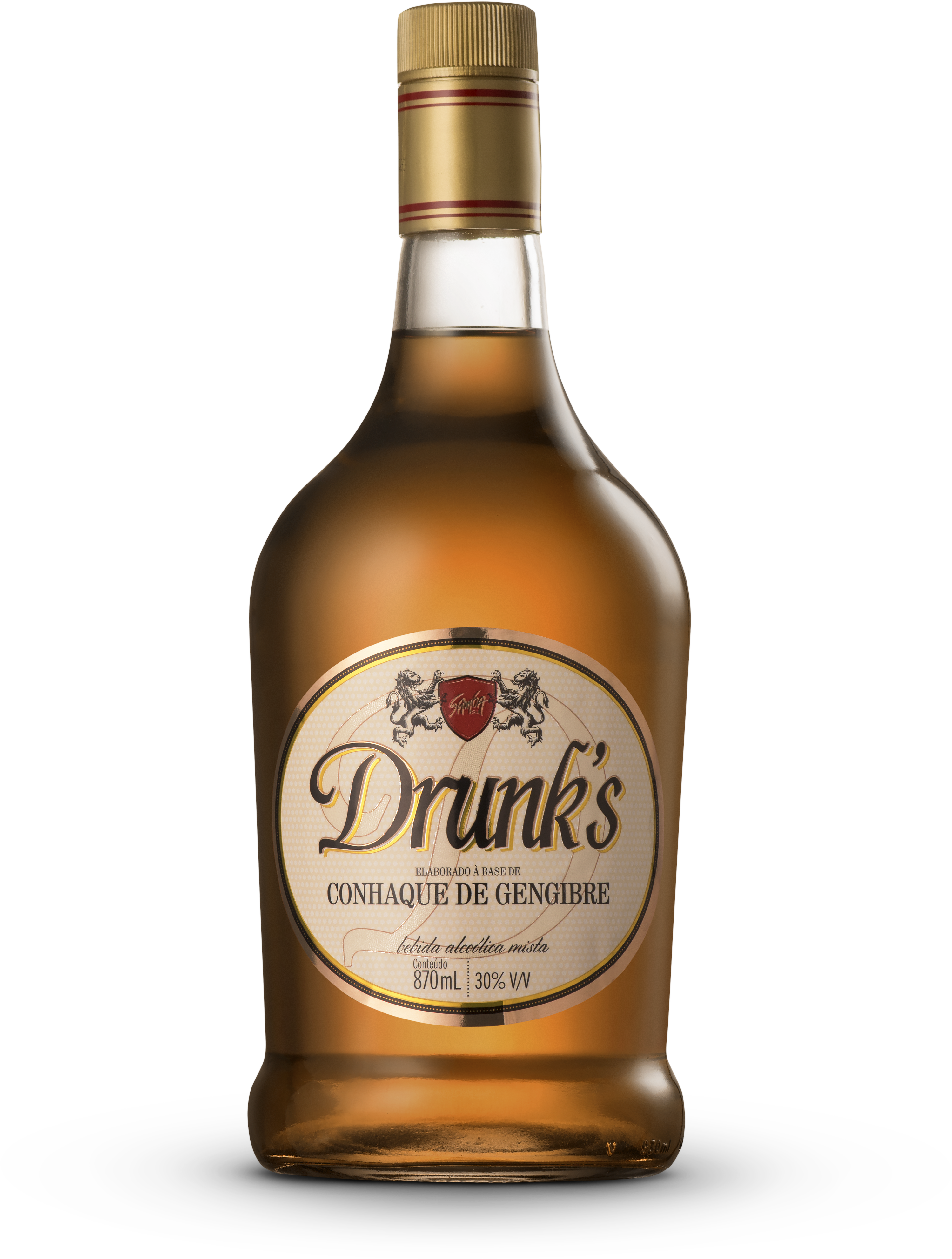 Drunk's Gengibre Vidro 870ml Clipart (3574x5230), Png Download