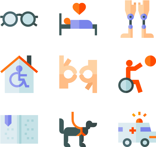 Disabled People Assitance Clipart (600x564), Png Download