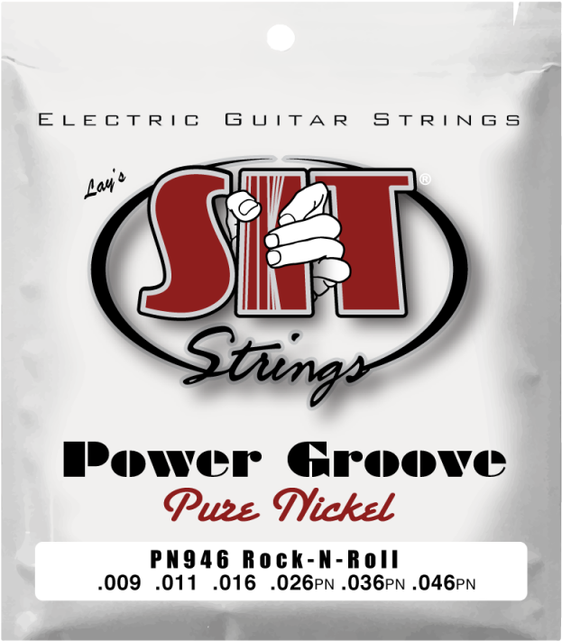 Rock N Roll - Sit Power Groove Pure Nickel Electric Guitar Strings Clipart (800x800), Png Download