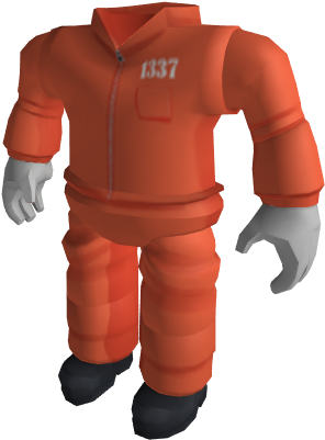 3d - Roblox Jazwares Jailbreak Jumpsuit Clipart (675x615), Png Download