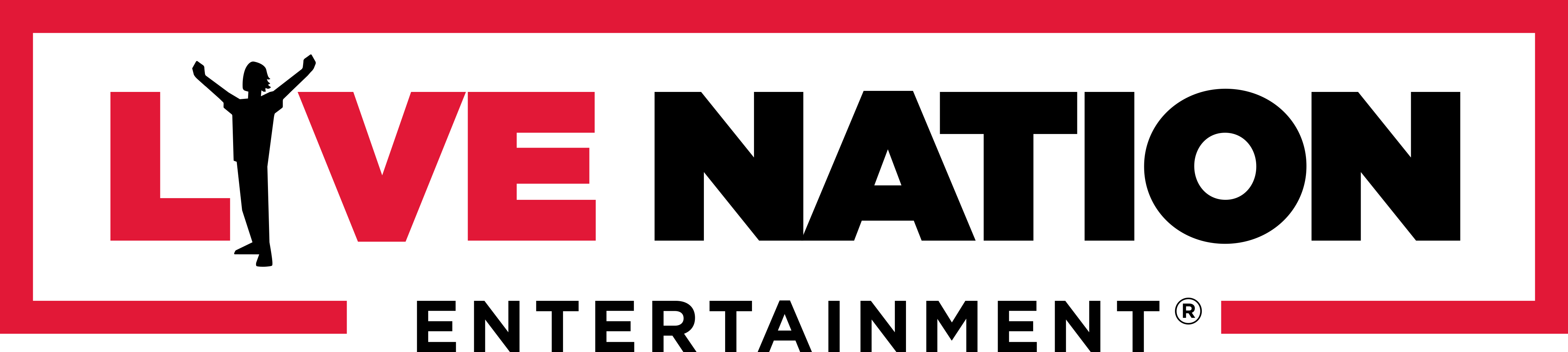 Corporate Logo - Live Nation Entertainment Clipart (4500x1011), Png Download