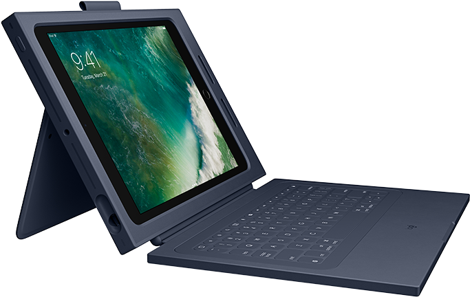 Rugged Combo - Logitech Rugged Combo Case Clipart (687x600), Png Download