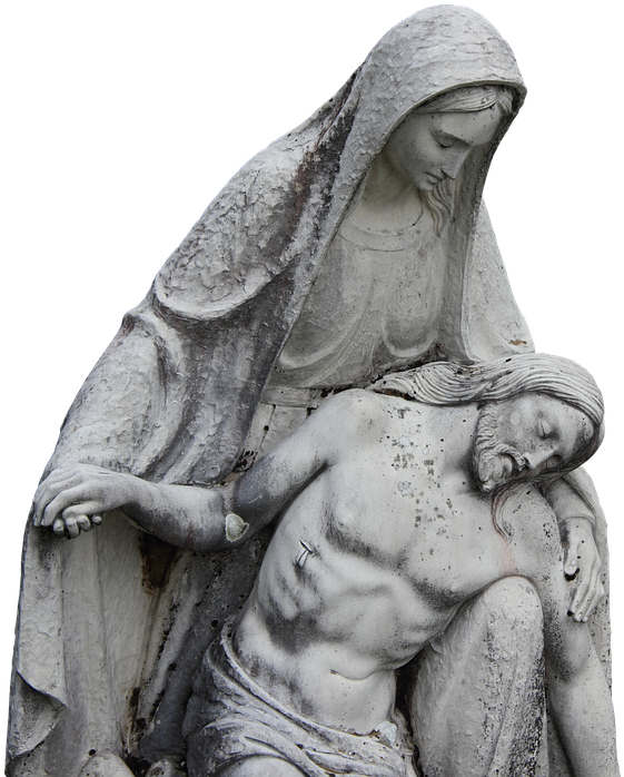 Statue, Maria, Christianity, Madonna, Virgin Mary Clipart (614x720), Png Download