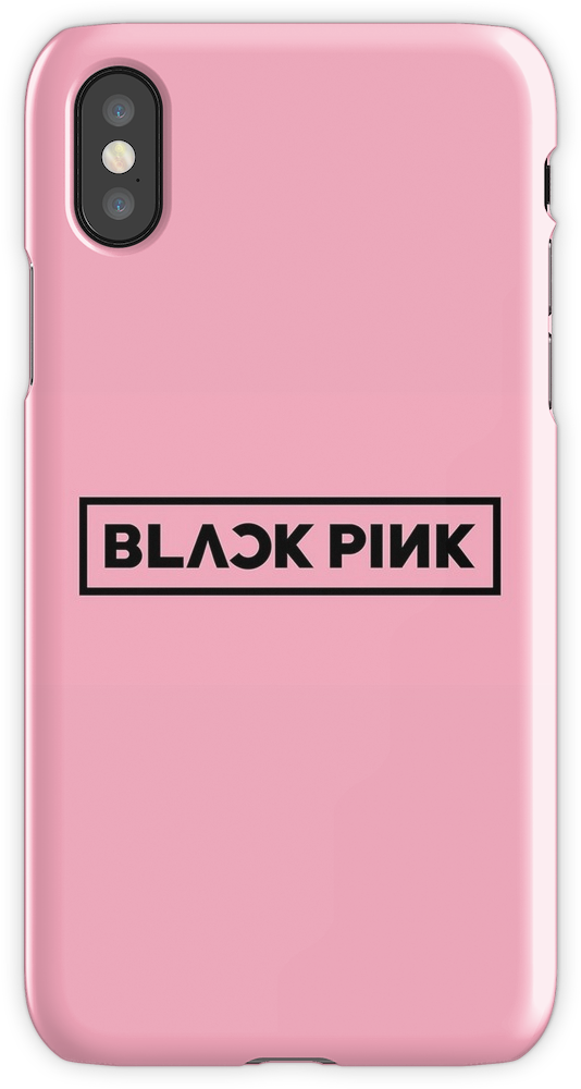 Blackpink Logo Iphone X Snap Case Clipart (750x1000), Png Download