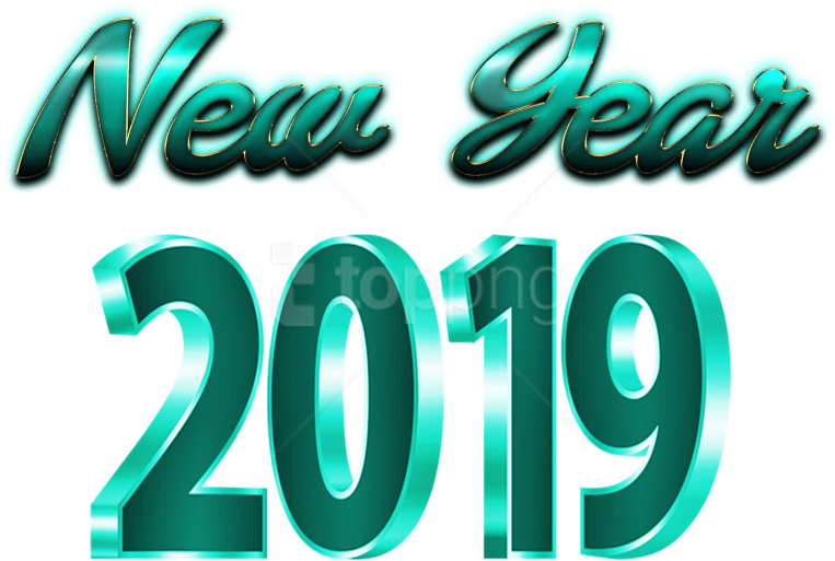Free Png New Year 2019 Png Images Transparent Clipart (850x594), Png Download