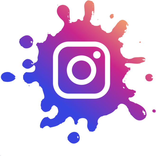 Logo Instagram Png Splash Clipart (715x715), Png Download