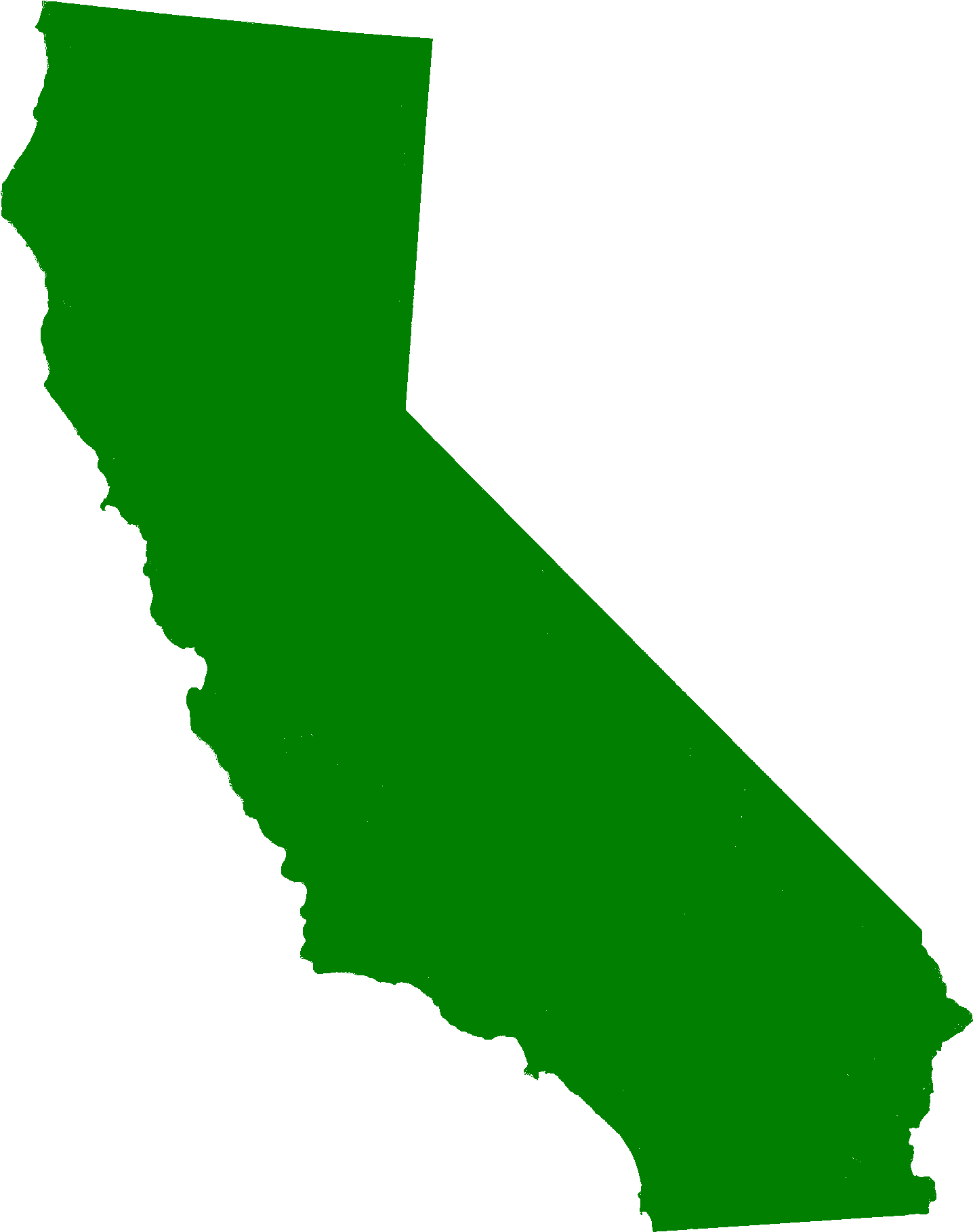 Ca-01 - California Map Clipart (1742x1943), Png Download