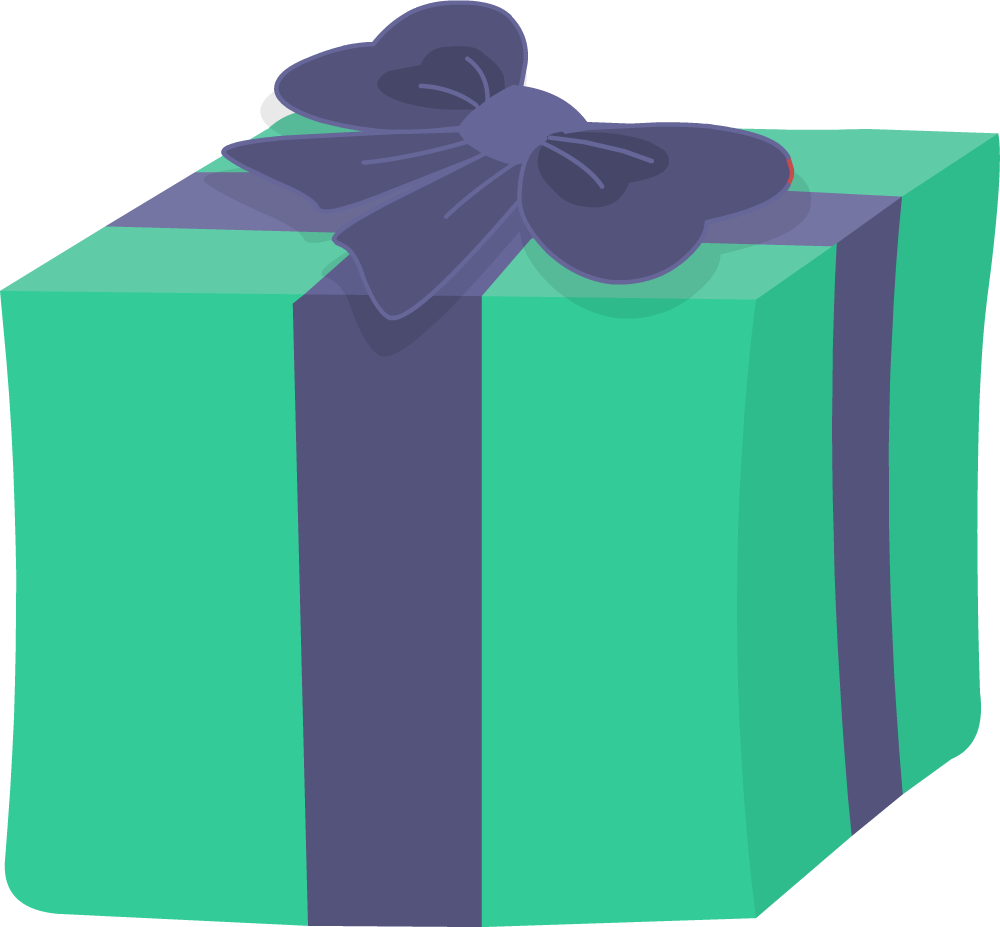 Regalo Azul Png Clipart (1000x927), Png Download