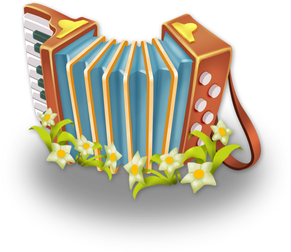 Accordion Png Transparent Images - Illustration Clipart (598x598), Png Download