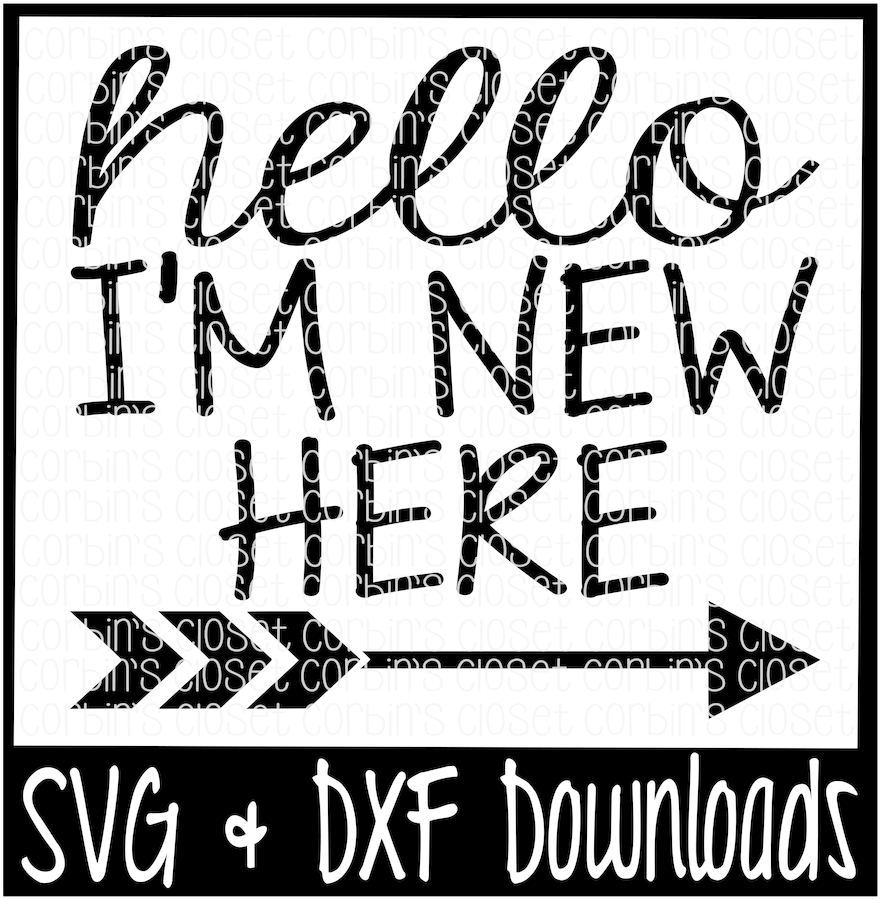 Hello I M New - Hello Im New Here Svg Clipart (1400x932), Png Download