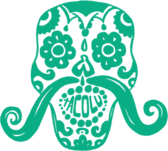 Tacos & Tequila Scull Clipart (585x528), Png Download