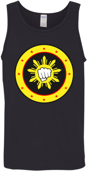 Sun Fist Black T-shirt Clipart (600x600), Png Download