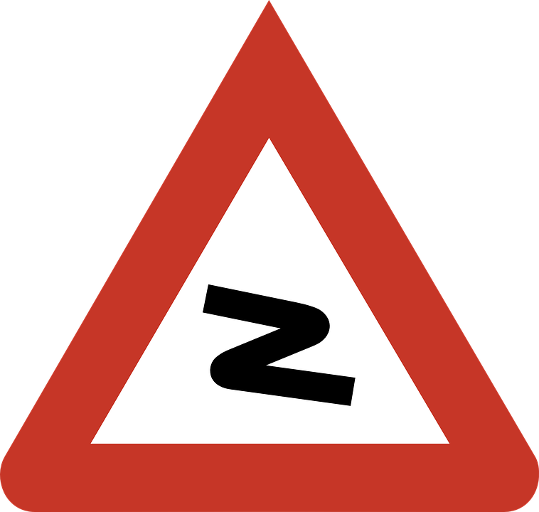 Road Danger Signs Clipart (758x720), Png Download