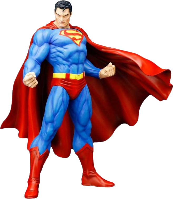 Super Man - Superman Jim Lee Statue Clipart (657x757), Png Download