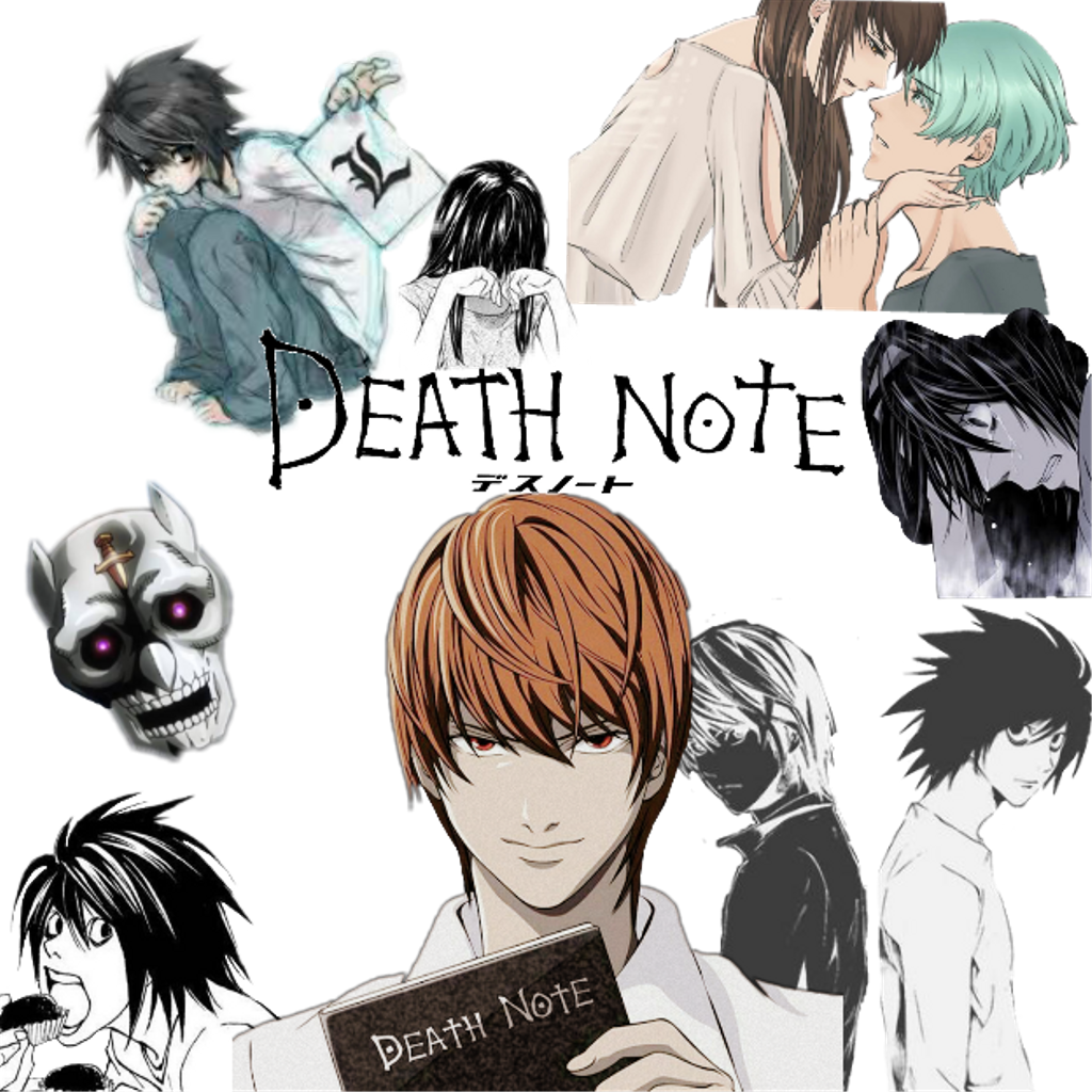 #anime #deathnote #l #kira - Death Note Clipart (1024x1024), Png Download