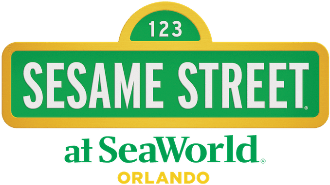 Download 123 Sesame Street At Seaworld Orlando Logo Clipart Png