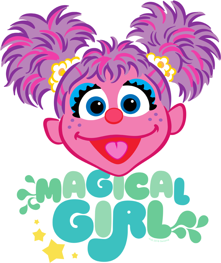 Sesame Street Scribble Head Juniors T-shirt , Png Download - Sesame Street Abby Clipart Transparent Png (841x999), Png Download