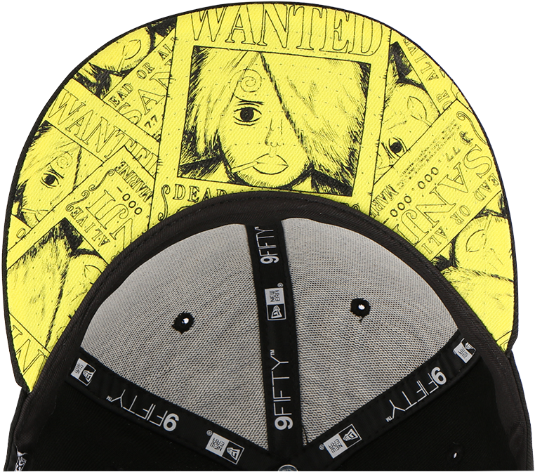 Sanji Logo One Piece 9fifty Cap Clipart (762x672), Png Download