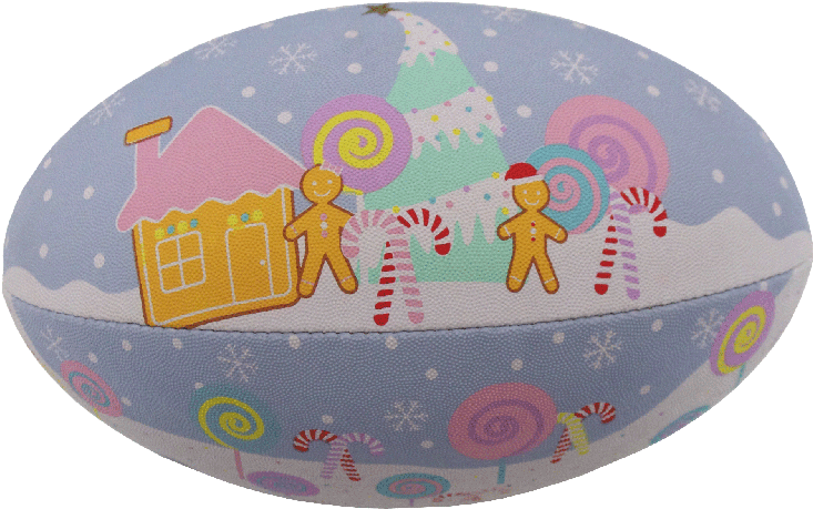 Candy Shower Rugby Ball - Balloon Clipart (800x800), Png Download