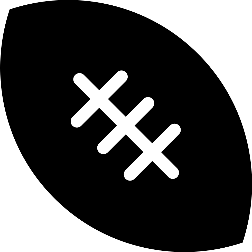 - Ball , Png Download - Rugby Ball Icon Svg Clipart (981x980), Png Download