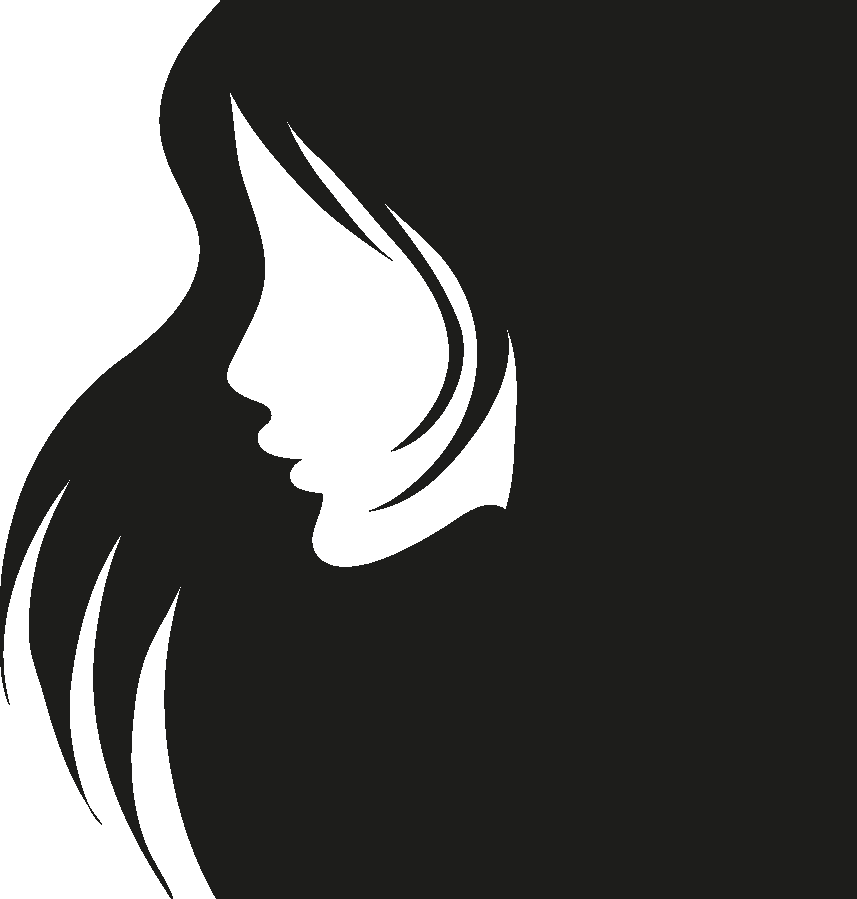 Female Head Silhouettes Png - Hair Care Clipart (857x899), Png Download