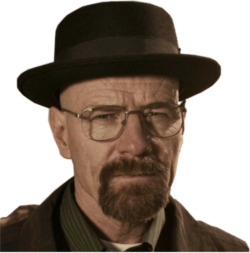 Bryancranston Sticker - Walter White Clipart (1024x1035), Png Download