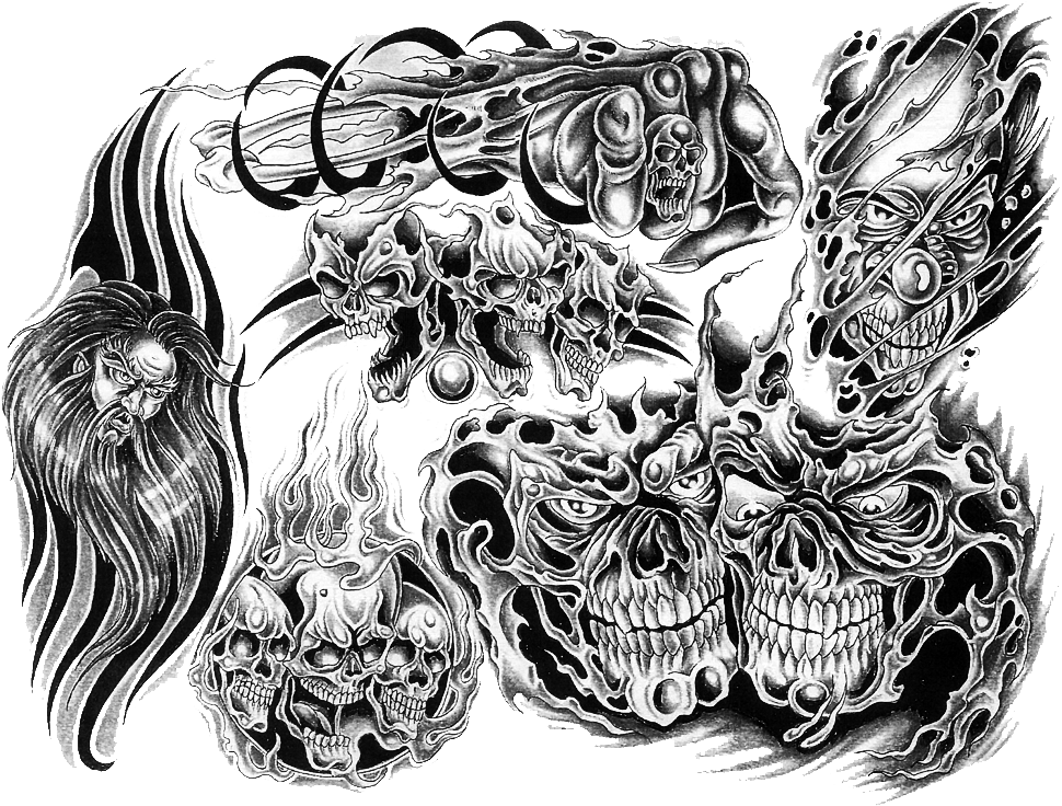 Tattoo Design Transparent - Tattoo Designs Transparent Background Clipart (1024x768), Png Download