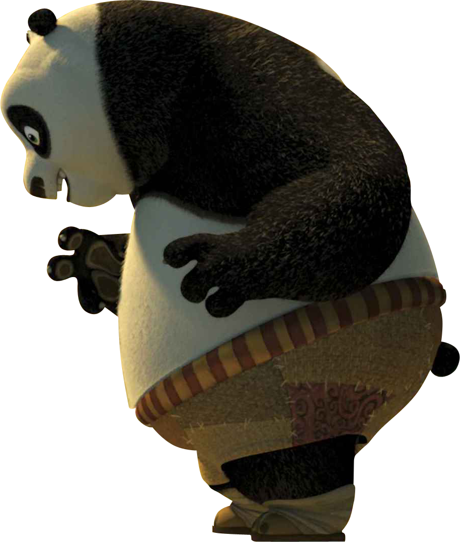 Kung Fu Panda Png Transparent Images - Kung Fu Panda Po Png Clipart (908x1068), Png Download