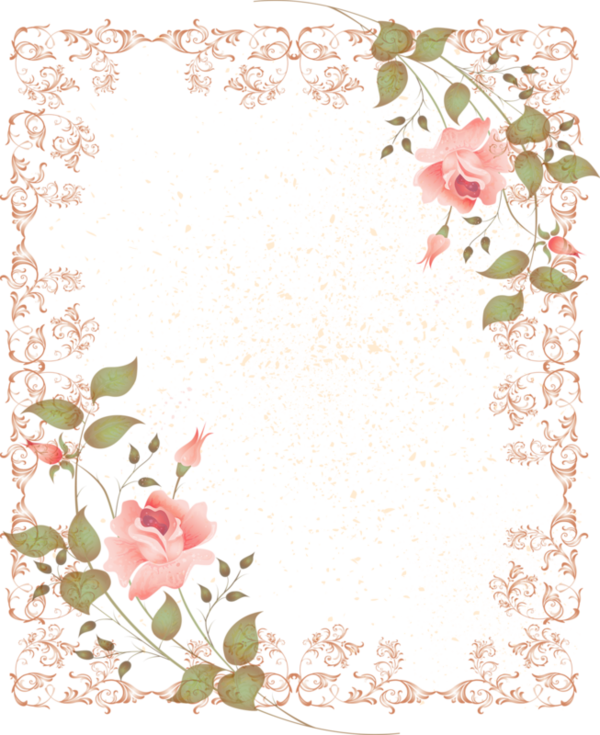 Marco Rahmen Cadre Frame Clipart (600x735), Png Download