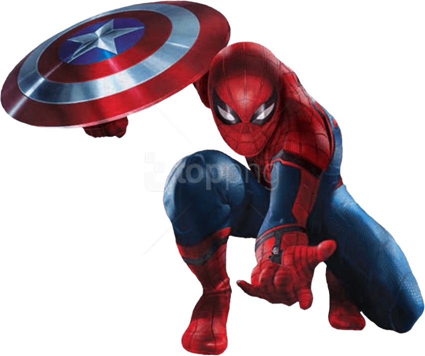 Free Png Download Spiderman Shield Clipart Png Photo Transparent Png (851x713), Png Download