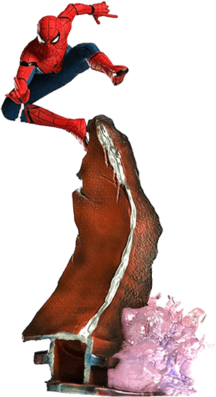 Marvel - Spider Man - Homecoming - Spider Man 1/10 Clipart (600x600), Png Download