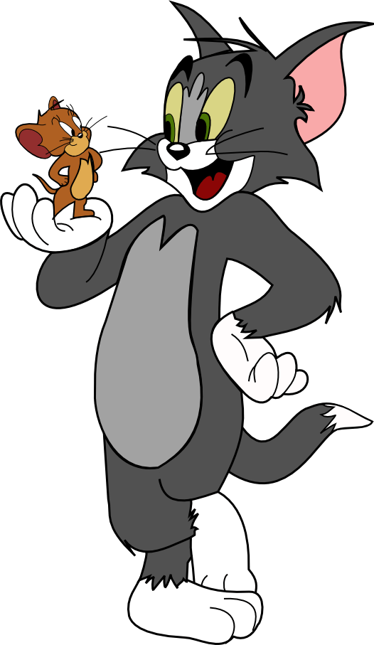 Tom And Jerry Png Images Free - Tom Y Jerry Png Clipart (526x907), Png Download