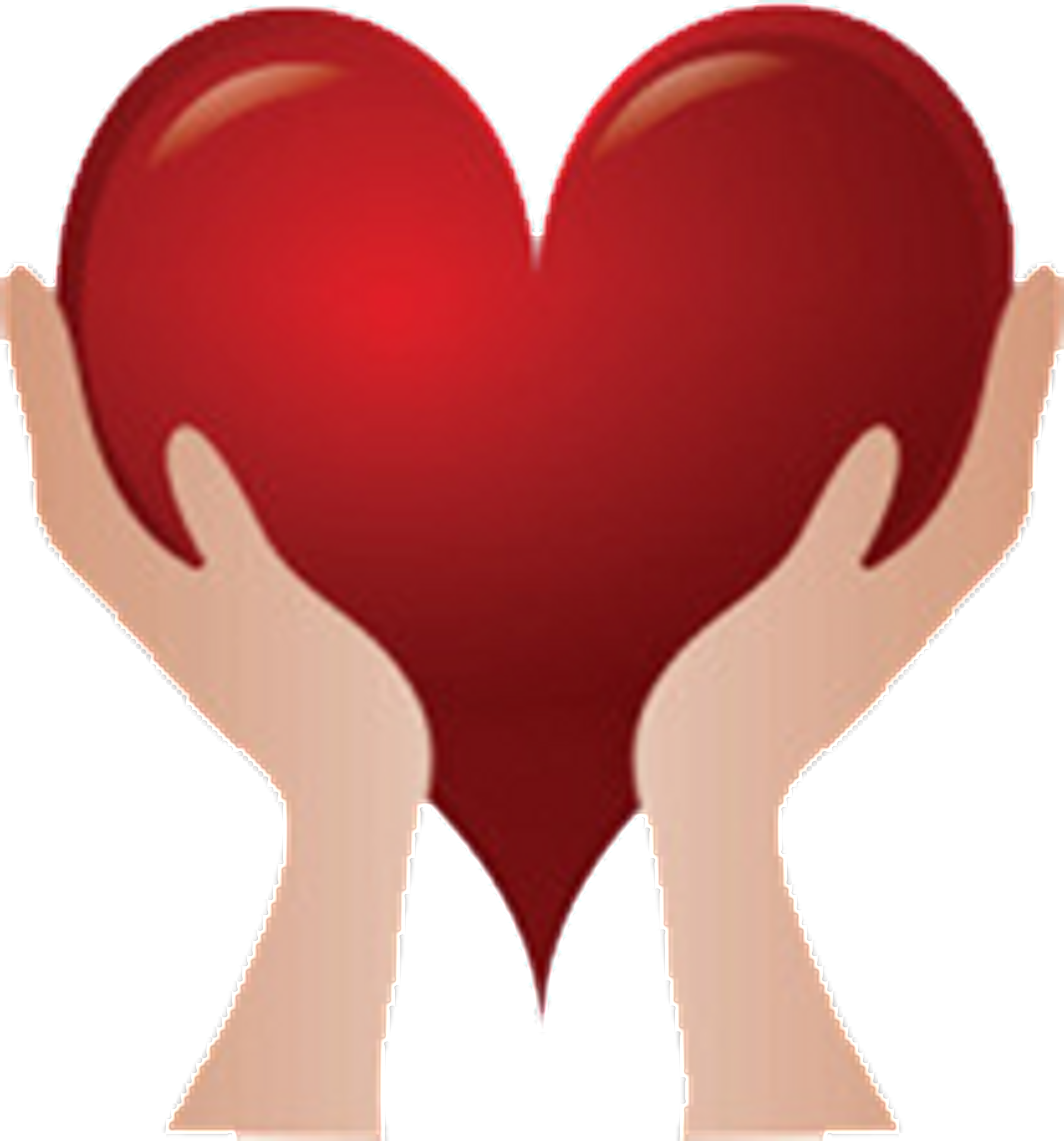 Giving Hands Png - Heart In Hands Clipart Transparent Png (1791x1920), Png Download