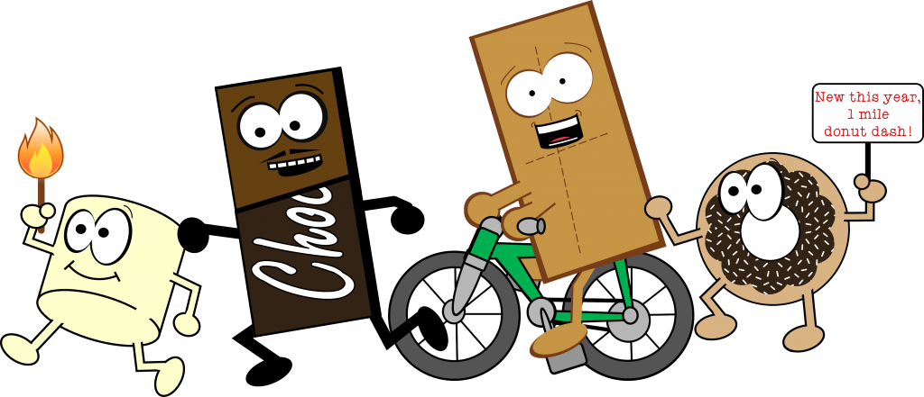 Our Annual Race Event Will Be Held On August 18, - Cartoon Clipart (1024x441), Png Download