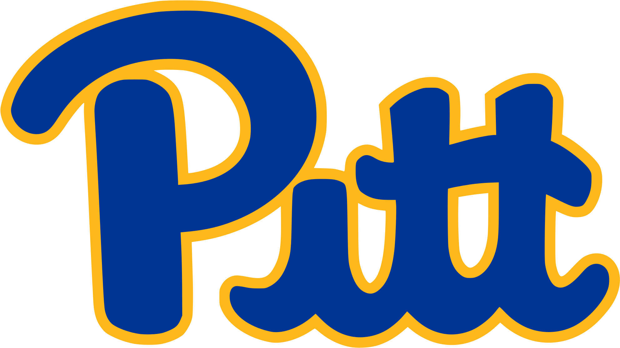 Logo Pittsburgh Panthers Football Clipart Large Size Png Image PikPng