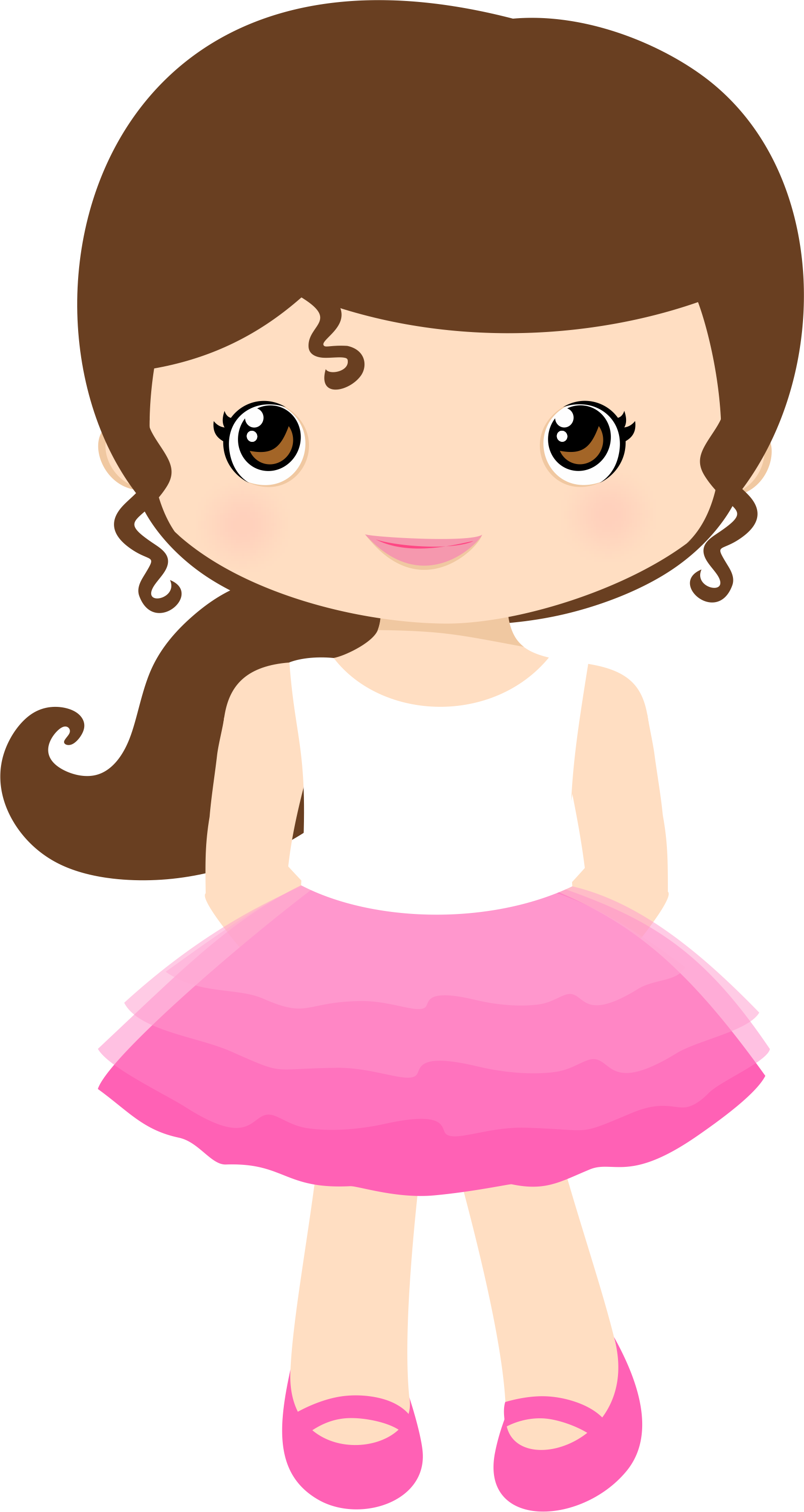 Girl Clipart Pizza - Png Download (1595x3001), Png Download