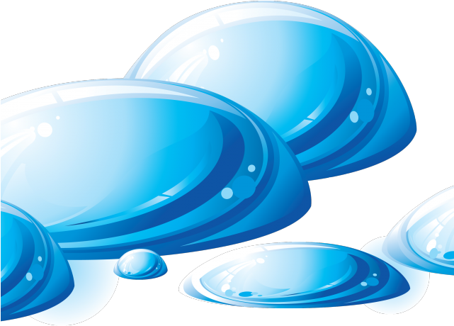 Drops Clipart Water Drop Splash - Gotas De Agua Para Decorar - Png Download (640x480), Png Download